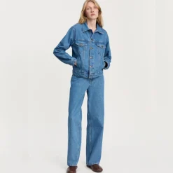 Aiayu jeans - Carlo Midwaist Wide clear blue