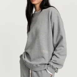 Aiayu sweatshirt - Stitched Circular grey melange