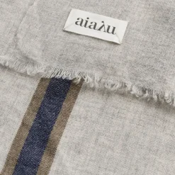 Aiayu tørklæde - Ema light grey melange