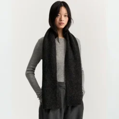 Aiayu tørklæde - William pure dark grey
