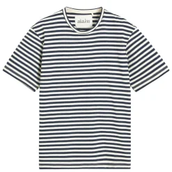 Aiayu t-shirt - Classic Circular Striped mix night