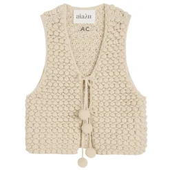 Aiayu vest - Ravi pure ecru