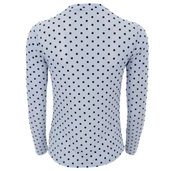 Black Colour bluse - Jennie Dotted Mesh jeans blue