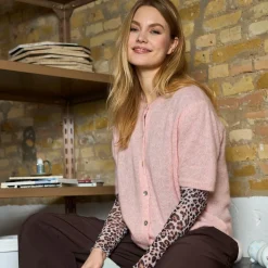 Black Colour cardigan - Dell rose