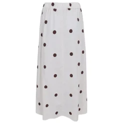Black Colour nederdel - Abbie coffee dot