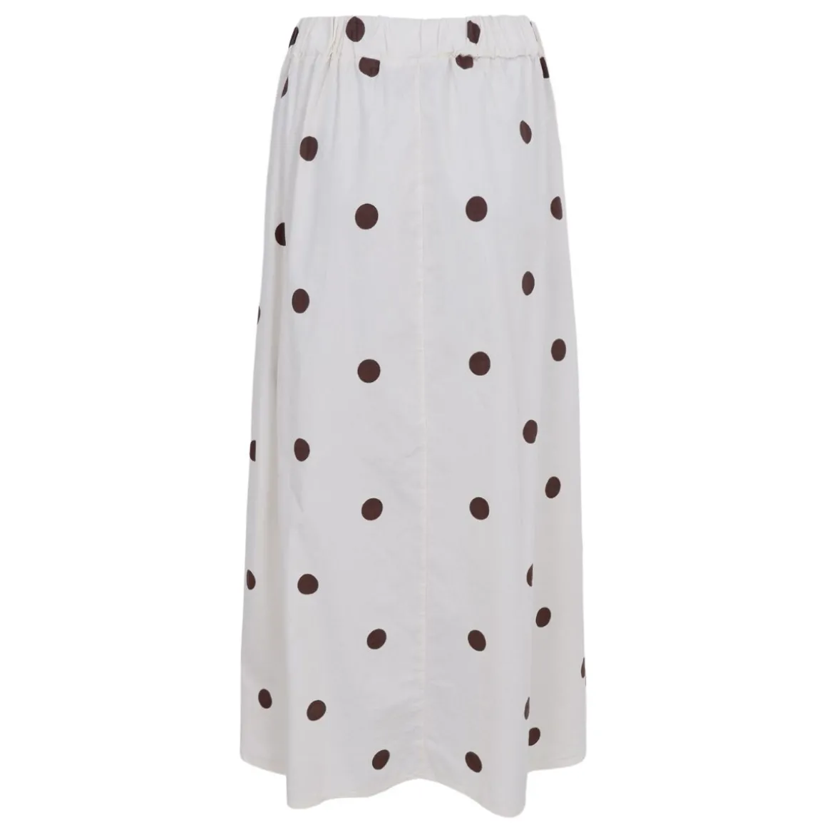 Black Colour nederdel - Abbie coffee dot