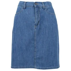 Black Colour nederdel - Nettie Denim mid blue wash