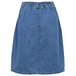 Black Colour nederdel - Nettie Denim mid blue wash