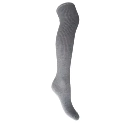 Black Colour strømper - Malika Kneehigh Rib light grey