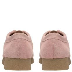 Clarks sko - Wallabee dark light pink suede