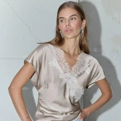 Co'couture bluse - Idun SS bisquit