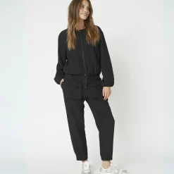 Co'couture jakke - Luna Balloon Zip black