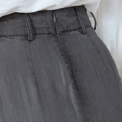 Co'couture nederdel - Anya Denim Pleat black
