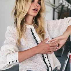 Co'couture skjorte - Dally Dot off white