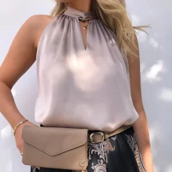 Depeche bumbag - Bæltetaske dusty taupe