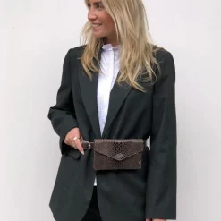Depeche bumbag - Bæltetaske brown croco