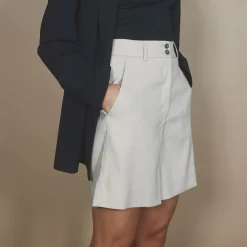 Five Units shorts - Laura Midi sand linen