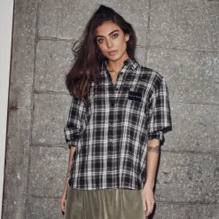 Haute L'amitié skjorte - Haute Check grey check