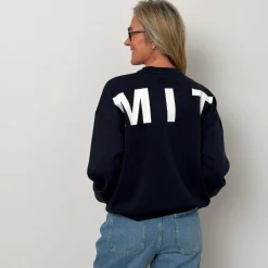 Haute L'amitié sweatshirt - Maxi Split Logo navy
