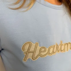 Heartmade t-shirt - Efia Logo dusty blue