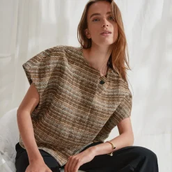 Heartmade vest - Besea 428/golden tobacco