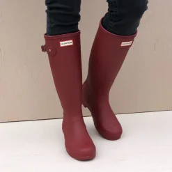 Hunter gummistøvler - Original Tall merlot