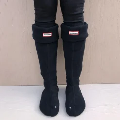 Hunter strømper - Fleece Tall black