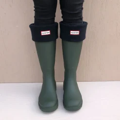 Hunter strømper - Fleece Tall black