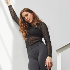 Hype The Detail bluse - 3-300-14-9 Mesh black