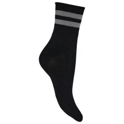 Hype The Detail strømper - 3-21550-75-9003 black/silver/brown