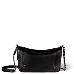 Jerome Dreyfuss taske - Bobi S agneau noir silver