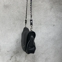 Jerome Dreyfuss taske - Bobi S agneau noir silver