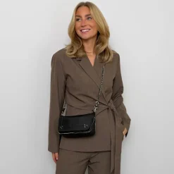 Jerome Dreyfuss taske - Bobi S agneau noir silver