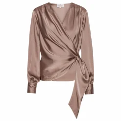 Karmamia Copenhagen bluse - Ines semi rich tan