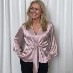Karmamia Copenhagen bluse - Blair semi rich blush