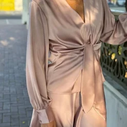 Karmamia Copenhagen bluse - Blair semi rich blush