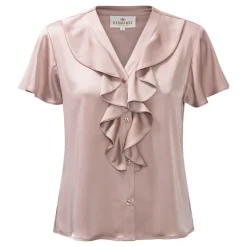 Karmamia Copenhagen bluse - Sophia Short semi rich blush