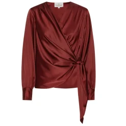 Karmamia Copenhagen bluse - Ines bordeaux