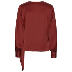 Karmamia Copenhagen bluse - Ines bordeaux