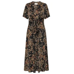 Karmamia Copenhagen kjole - Faye Maxi melange noir