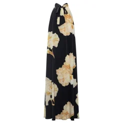 Karmamia Copenhagen kjole - Heather gold maxi flower