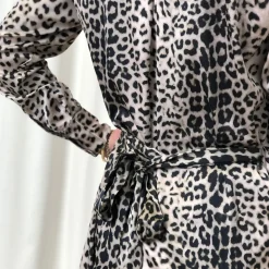 Karmamia Copenhagen kjole - Jean nude leopard