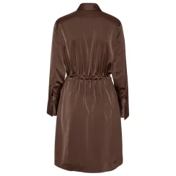 Karmamia Copenhagen kjole - Nakita semi rich brown
