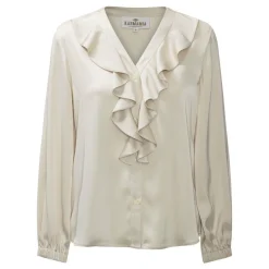 Karmamia Copenhagen skjorte - Sophia semi rich porcelain
