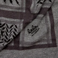 Lala Berlin tørklæde - Triangle Trinity Classic M city/middlegrey melange