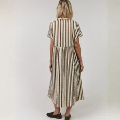 Lollys Laundry kjole - Aliya Maxi dark mokka