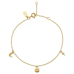 Maanesten armbånd - 8691A Lysander guldbelagt