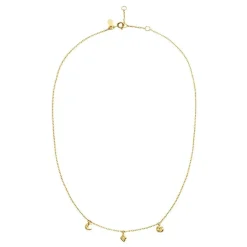 Maanesten halskæde - 2806A Lea guldbelagt