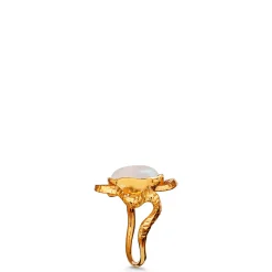 Maanesten ring - 4731A Siren guldbelagt
