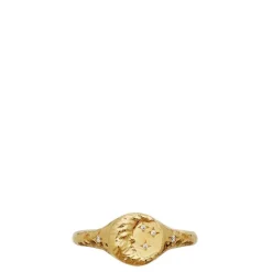 Maanesten ring - Magdalena guldbelagt